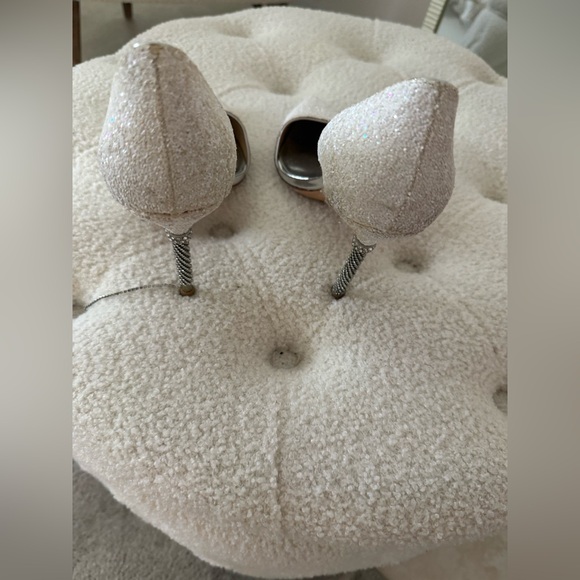 Badgley Mischka Sparkling Ivory High-Heel shoes - Picture 2 of 10